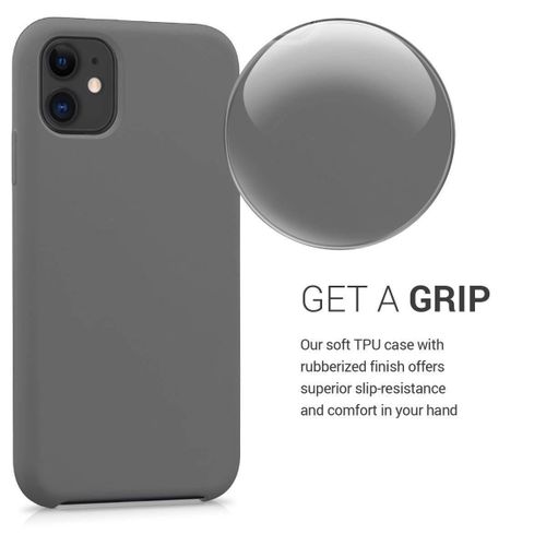 Apple Iphone 11 12 13 14 15 Pro Max X Xs Max Silicone Shockproof Case Cover-Gray