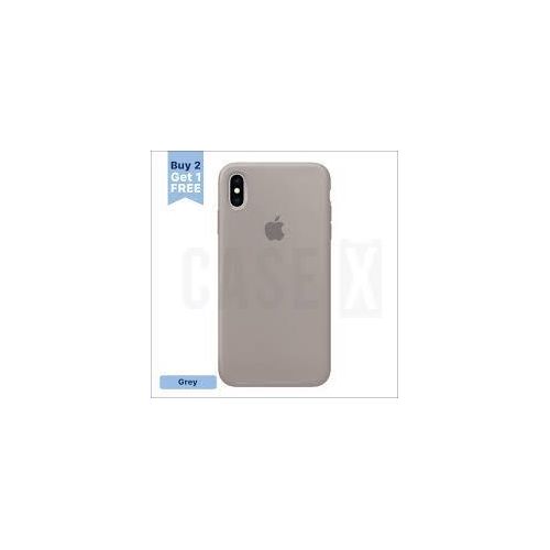 Apple Iphone 11 12 13 14 15 Pro Max X Xs Max Silicone Shockproof Case Cover-Gray