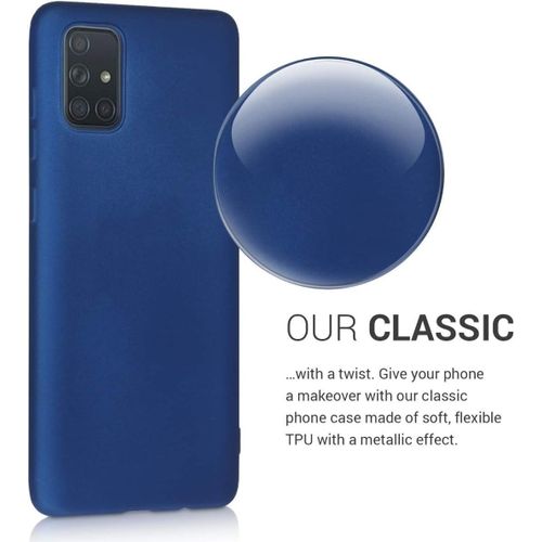 Samsung Galaxy A70, A71, A72, A73 5G Silicon Phone Cover Case-Blue