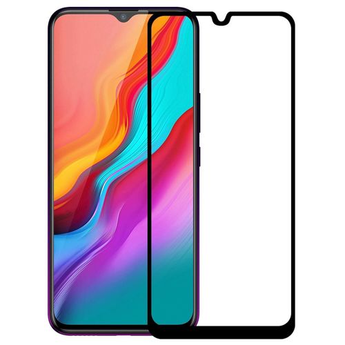 Infinix Hot 8, 9, 10 s T i Pro Full Glue Tempered Glass Screen Protector-Black