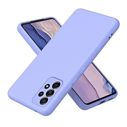 Samsung  Galaxy A14 Luxury Soft Rubber Liquid Silicone Skin Touch Feel Cover Case With Screen Protector