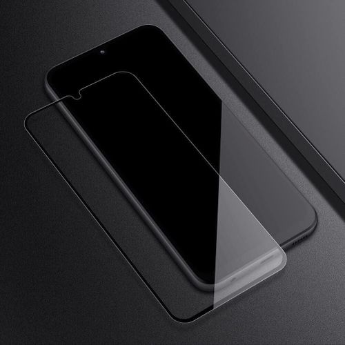 Samsung Galaxy A20 A21 A22 4G A23 A24 A25 Screen Protector Tempered Glass Guard Full Glue Edge-to-Edge Protector-Black