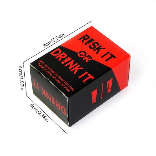 Risk It Or Drink It Fun Party Game For College Game Game Pregame Night Hilarious Dares Challenges Questions Adults
