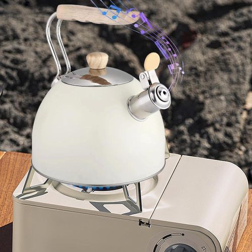 2.5 Liters Stainless Steel Kettle That Whistles When Tea Is Ready With A Thick Bottom-multicolour