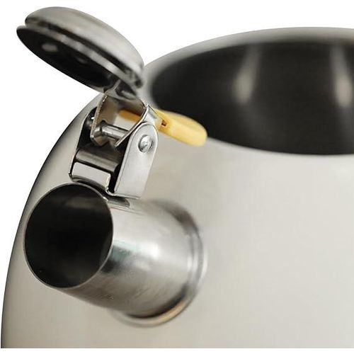 2.5 Liters Stainless Steel Kettle That Whistles When Tea Is Ready With A Thick Bottom-multicolour