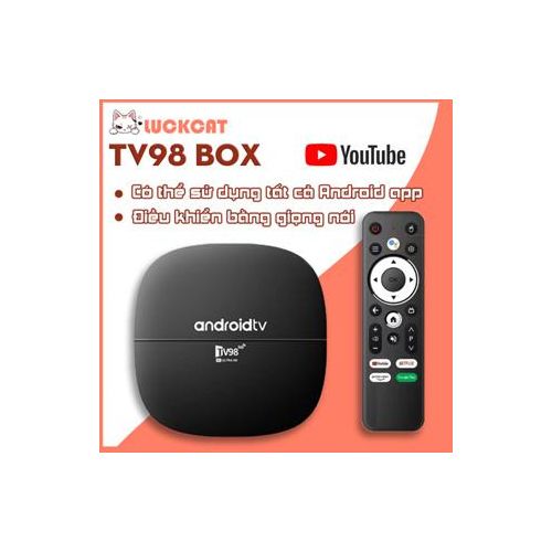 Android tv box TV98 Voice 300 Channels Free Vietnamese Singing Bluetooth Dual Frequency Voice Control