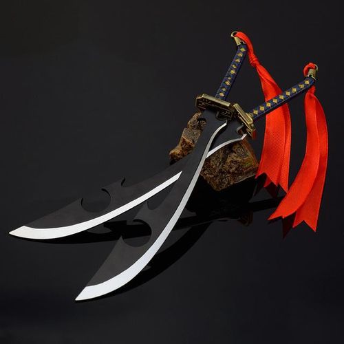 Anime Kyoraku Shunsui Katen Kyokotsu 26cm Anime Peripheral Metal Model Katana Samurai Gifts Toys for Boys