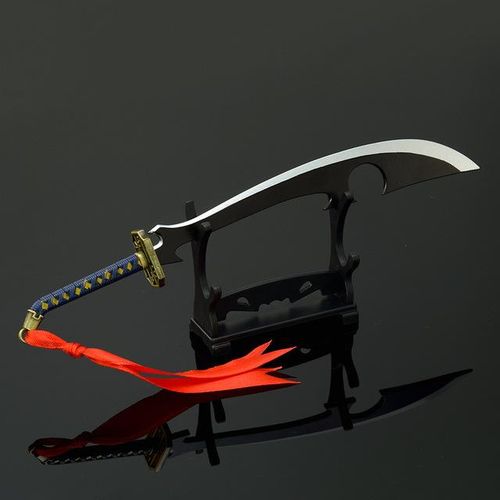Anime Kyoraku Shunsui Katen Kyokotsu 26cm Anime Peripheral Metal Model Katana Samurai Gifts Toys for Boys