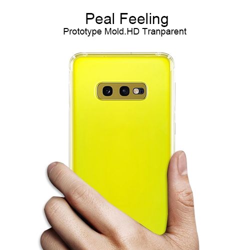 Phone Case For Galaxy S10e Four-Corner Ultra-Thin Transparent TPU