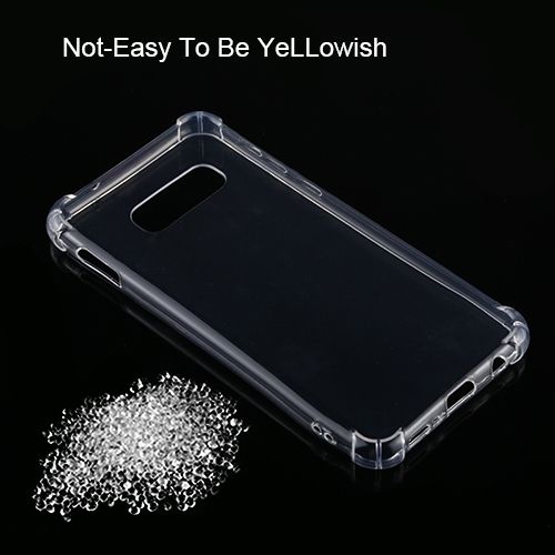 Phone Case For Galaxy S10e Four-Corner Ultra-Thin Transparent TPU