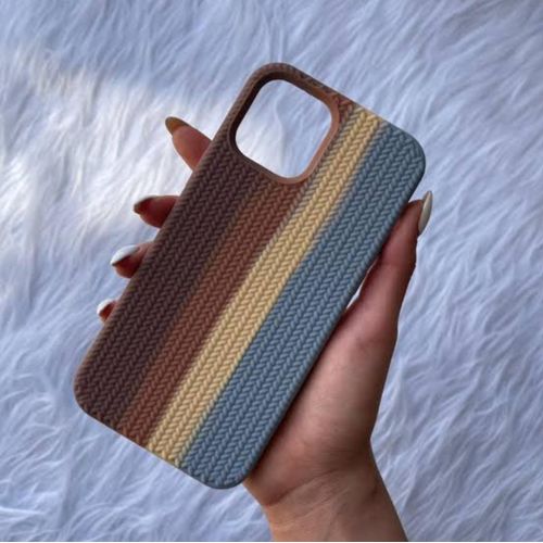 iPhone 15 14 13 12 11 Pro Max Fashion Liquid Soft Silicone Phone Case-Brown. Blue