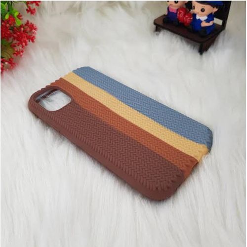 iPhone 15 14 13 12 11 Pro Max Fashion Liquid Soft Silicone Phone Case-Brown. Blue