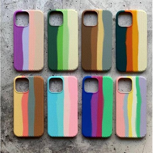 iPhone 15 14 13 12 11 Pro Max Fashion Liquid Soft Silicone Phone Case-Brown. Blue