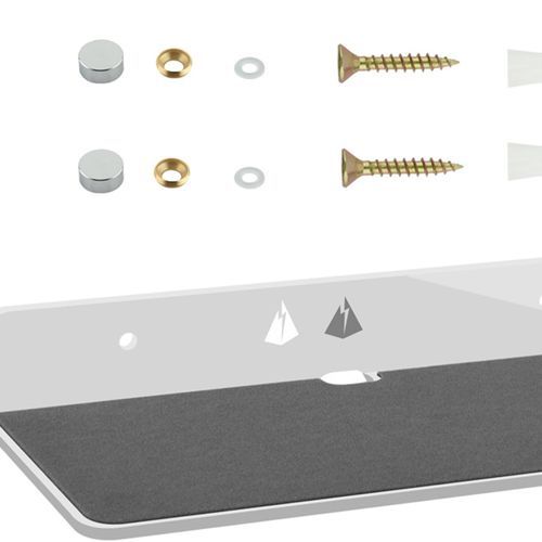 Speaker Stand Storage Rack Hanger Wall Mount For Sound Bars White
