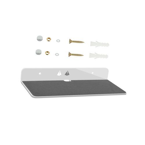 Speaker Stand Storage Rack Hanger Wall Mount For Sound Bars White