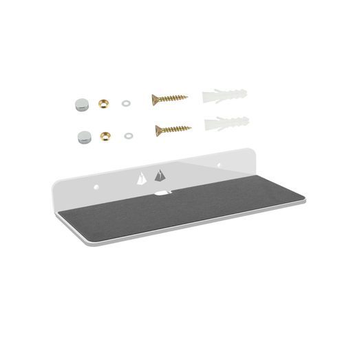 Speaker Stand Storage Rack Hanger Wall Mount For Sound Bars White