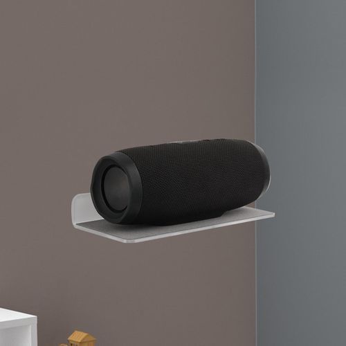 Speaker Stand Storage Rack Hanger Wall Mount For Sound Bars White