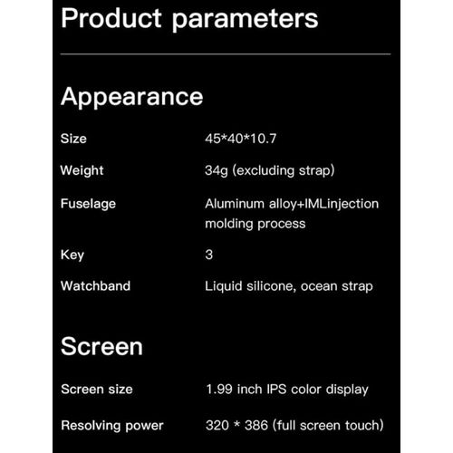 T800 Ultra Smart Watch 1.99 inch Infinite Display,Bluetooth Calling,Heart Rate Tracking, Sports Features-Black