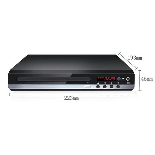 DVD Player For TV 5.1 Stereo Sound UHD 1080P HDMI & AV Output For Home