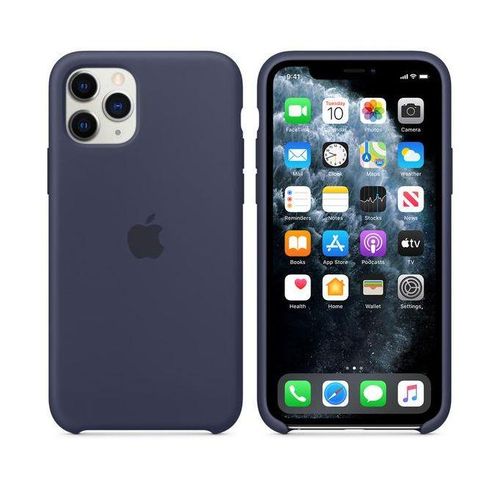 Apple  Silicone Phone Case For Iphone 11 12 13 14 15 Pro Max X Xs Max Shockproof Case Cover-Dark Blue