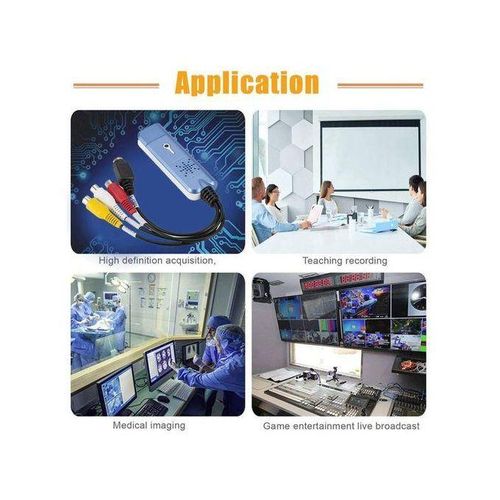 USB 2.0 Video Capture Card VHS VCR TV to DVD Converter for