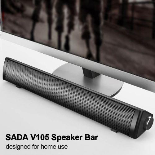 SADA V105 Speaker Bar Computer Speakers Wired Computer