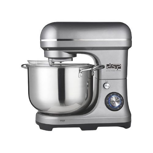 Dsp 10L, 8 Speed Blender Dough Hand Stand Mixer Food Processor- Silver.
