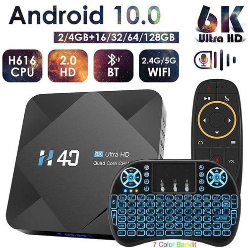 Smart TV Box Android 10 HD Bluetooth WiFi 2.4G5G Media Player 6K Set Top Box