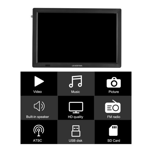 LEADSTAR D14 14-inch ATSC Digital TV Player Portable TV Car