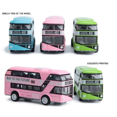 Double-Decker Bus London Bus Design Car Toys Sightseeing