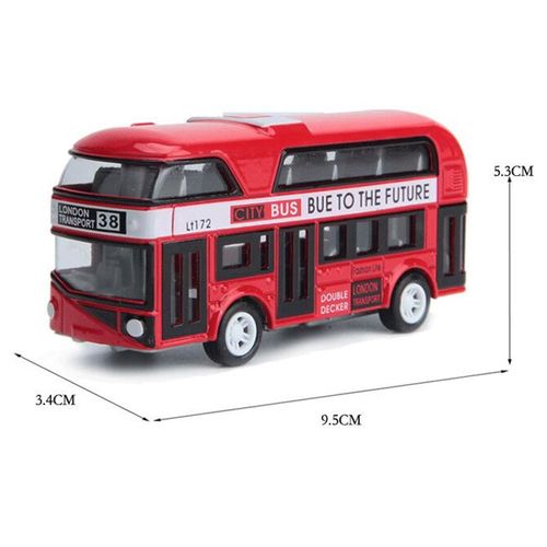 Double-Decker Bus London Bus Design Car Toys Sightseeing