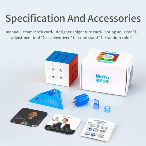 2020 Moyu RS3 M Magnetic 3x3x3 Speed Magic Cube MF RS3M Puzzle Cube 3x3 RS3M UV Magico Cubo