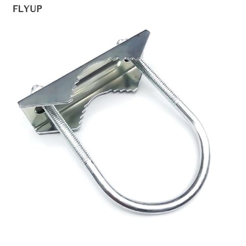 Flyup Antenna Mast Clamp Bracket Antenna Mount Clamp U-Bolt For Helium Miner Antenna