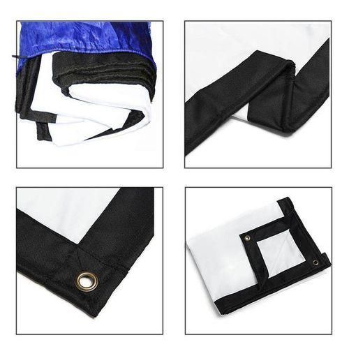 60 Inch Projector Screen 16:9 Portable Manual Pull Down Projector Home Movie Zero Point One Six Eight Seven Five