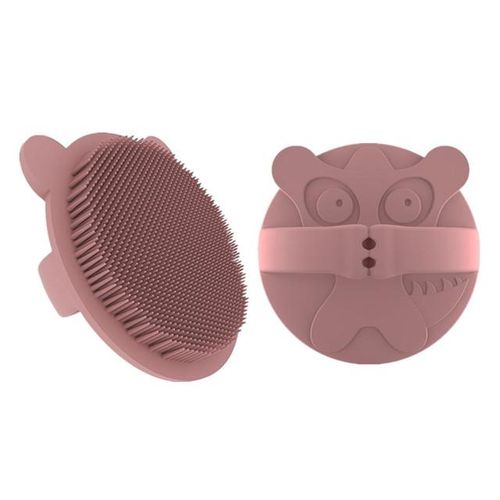 Safety Silicone Baby Bath Brush Newborn Scalp Massage Brush Boys Girls Bathing Shampoo Brush Wet And Dry Hair Scrubber Brush