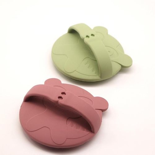 Safety Silicone Baby Bath Brush Newborn Scalp Massage Brush Boys Girls Bathing Shampoo Brush Wet And Dry Hair Scrubber Brush