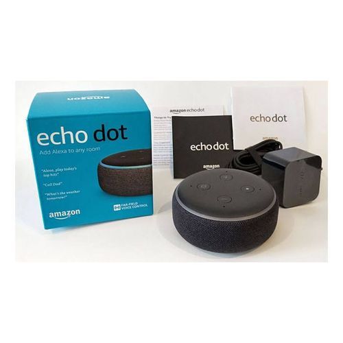 Amazon Echo Dot (3rd Gen) - Compact Bluetooth Speaker with Alexa - Black