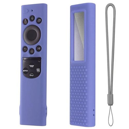 xzav Smart Tv Remote Control Case Silicone Anti-slip Cover Compatible For 2022 Samsung Tm2280ecobn59 Solar Remote