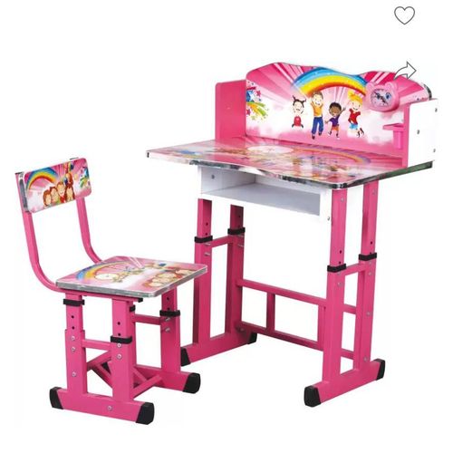 Kid's Princess Style Study Table-Pink