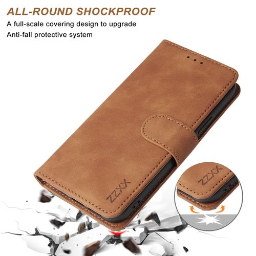 Phone Case Leather Wallet For iPhone 14 13 12 11 Pro Max XS Max XR X SE2022 8 7 6 6S -Black