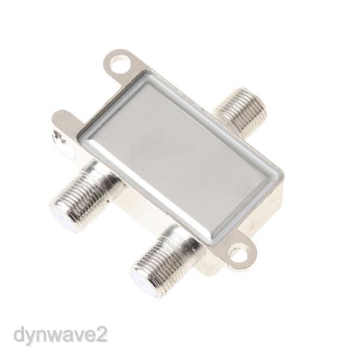 2 RF Coax Coaxial Cable Splitter for 5-2400MHz