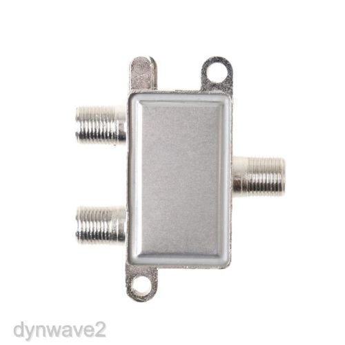 2 RF Coax Coaxial Cable Splitter for 5-2400MHz