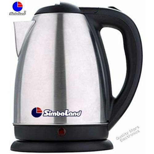 Simbaland Electric Kettle 1.8L, Stainless Steel - Silver