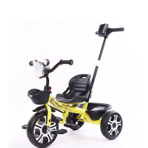Kid's Tricycle With Storage And Handle-Yellow