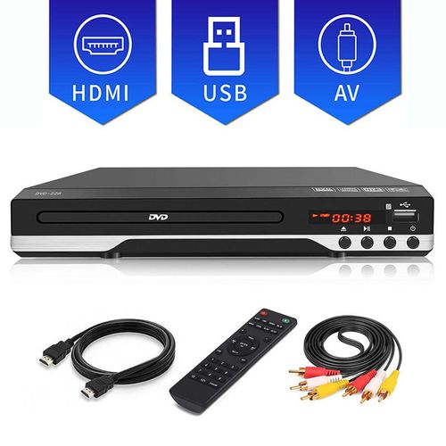 1080P Full HD Video CD DVD Player USB HDMI 5.1 Stereo Surround Sound With Microphone Interface With/Without HDMI Cable With HDMI Cable