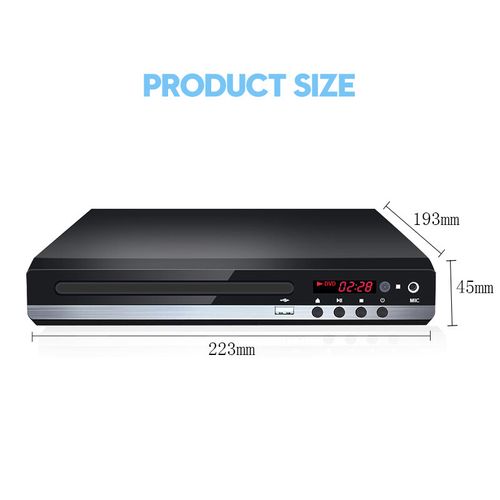1080P Full HD Video CD DVD Player USB HDMI 5.1 Stereo Surround Sound With Microphone Interface With/Without HDMI Cable With HDMI Cable