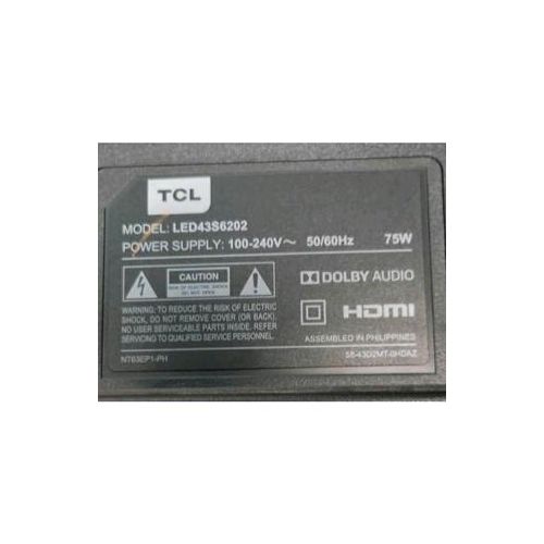 Backlight set 43inch TCL Led43s6202, Led43s6200 Led43p21us, Led43d2913d Brandnew Genuine 8b3s6v