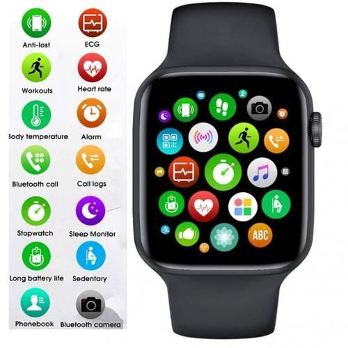 Smart Watch Bluetooth SleepHeart Rate Monitor Sports-Black