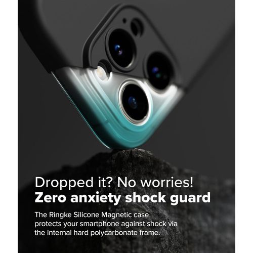 Universal Iphone 16 Pro Luxury Soft Rubber Liquid Silicone Skin Touch Feel Cover Case Black