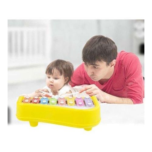 2 In 1 Baby Piano Xylophone With 8 Multicolored Keyboard Musical Instrument Toys